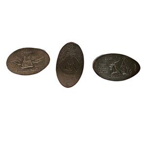 3 Nightmare Before Christmas Pressed Quarters Coins 2009 Jack Zero Oogie Boogie